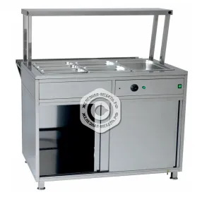 модуль-мармит вторых блюд трехрядный, нержавеющая сталь, 1100х700х1350