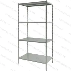 стеллаж полочный сплб «base» 2000х1000х600 со сплошной полкой (цинк)