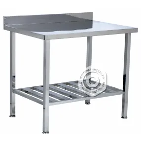 стол производственный пристенный полка решетка, 1200х700х860