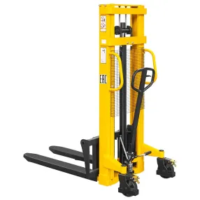 ручной гидравлический штабелер smartlift sda 1025 (1000 кг; 2,5 м; вилы 300-850 мм)
