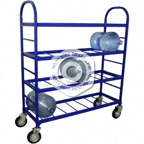 стеллаж передвижной для 19-литровых бутылей с водой тсвд-16