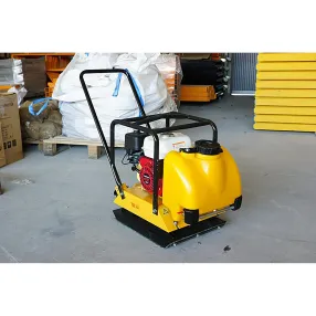 виброплита бензиновая с-90 с двигателем honda и баком для воды, ковриком и колесами