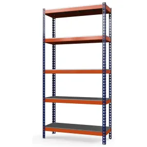 стеллаж металлический профи-т 2500х1845х455 (5 сплошных оцинкованных мет. усиленных полок)