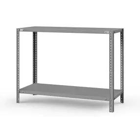 стеллаж металлический тс лайт 1000х700х600 (2 полки)