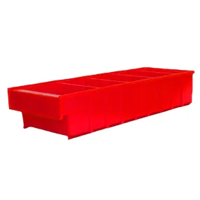 ящик пластиковый б 400х92х100 (красный)