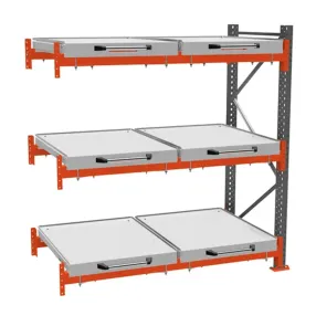 стеллаж с тремя выкатными платформами (дополнительная секция)