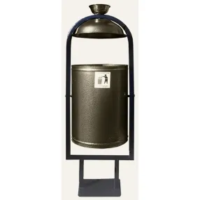 парковая урна «рубин 20 с крышкой и пепельницей»