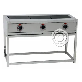 плита электрическая 3-х конфорочная, 1428х595х860