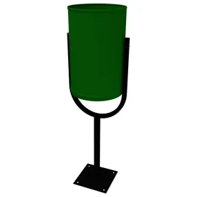 металлическая уличная урна «кубок»