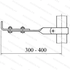 кронштейн крепления лрс