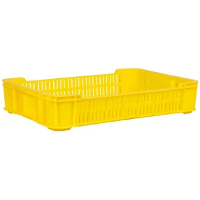 ящик пластиковый 600х400х115 жёлтый