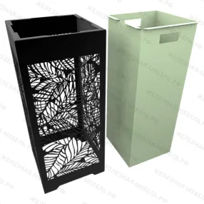 садово-парковая урна «монстера»