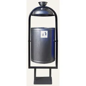 парковая урна «рубин 20 с крышкой и пепельницей»