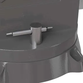 тиски чугунные поворотные с наковальней m 125