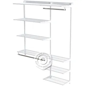 гардеробная система практик home прихожая light 6 белая