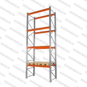 стеллаж грузовой стсм 5000х1800х1000 (4 яруса), усиленный