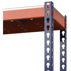 стеллаж металлический профи-т 2000х1240х455 (3 перфорированные оцинкованные мет. полки)